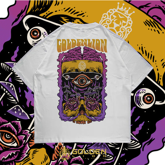 Trippy Golden Lion