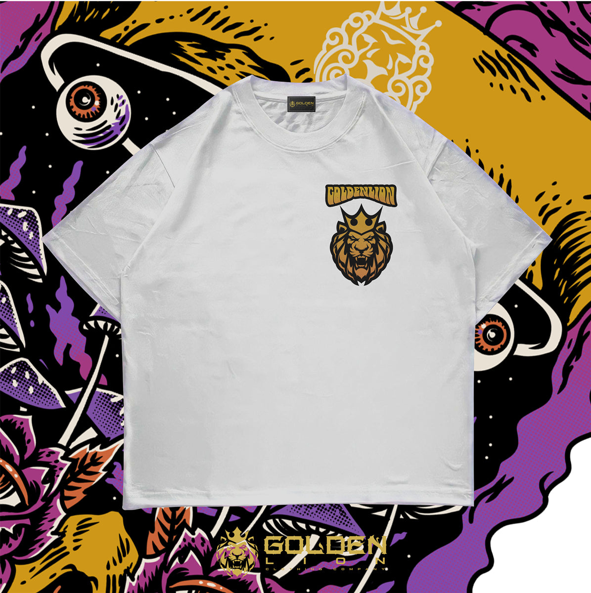 Trippy Golden Lion